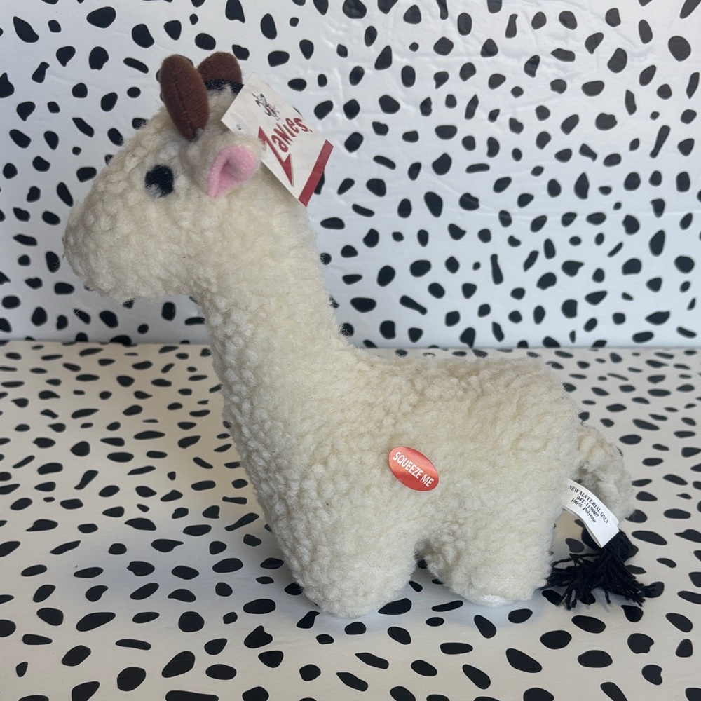 Zanies Fleecy Friend Llama Dog Toy - Set of 7.  Brand new with tags.